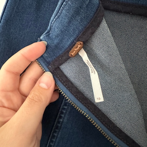 Free People Denim Mini Skirt - Picture 3 of 3
